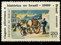 Brazil 1969 Water Cart Painting unmounted mint.