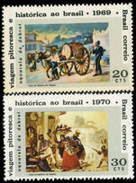Brazil 1969 Paintings By Jean Baptiste Debret unmounted mint.