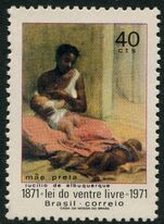 Brazil 1971 Slaves Emancipation unmounted mint.