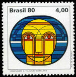 Brazil 1980 Brazilian Television unmounted mint.