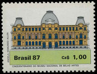 Brazil 1987 National Fine Arts Museum unmounted mint.