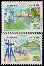 Brazil 1987 Tourism Year unmounted mint.