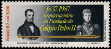 Brazil 1987 Pedro II School unmounted mint.