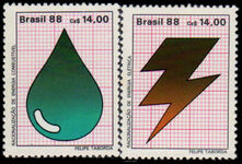 Brazil 1988 Energy Conservation unmounted mint.