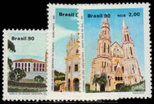 Brazil 1990 Churches unmounted mint.