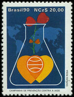 Brazil 1990 World Health Day unmounted mint.