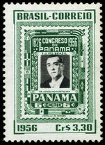Brazil 1956 Pan-Am Congress lightly mounted mint.