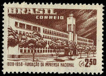 Brazil 1958 National Printing Works unmounted mint.