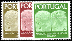Portugal 1967 Centenary of Abolition of Death Penalty unmounted mint.
