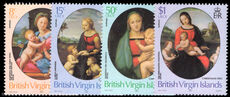 British Virgin Islands 1983 Christmas. 500th Birth Anniversary of Raphael unmounted mint.