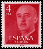 Spain 1975 4p Franco unmounted mint.