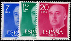 Spain 1974 4th December 1974 Franco values unmounted mint.