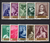 Spain 1963 Stamp Day and Ribera (painter) unmounted mint.