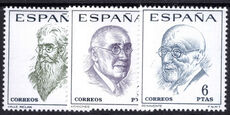 Spain 1966 Spanish Writers unmounted mint.