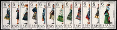 Spain 1968 Provincial Costumes unmounted mint.