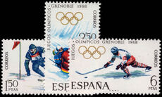 Spain 1968 Winter Olympics unmounted mint.