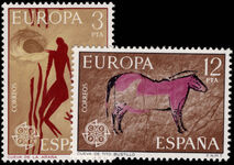 Spain 1975 Europa cave paintings unmounted mint.