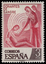 Spain 1976 Blood Donors unmounted mint.