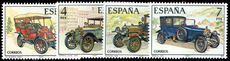 Spain 1977 Vintage Cars unmounted mint.