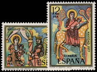 Spain 1977 Christmas unmounted mint.