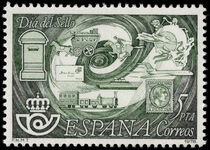 Spain 1978 World Stamp Day unmounted mint.