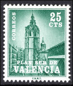 Spain 1966 Valencia unmounted mint.