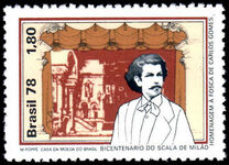 Brazil 1978 La Scala Opera House unmounted mint.