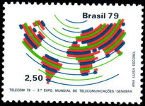 Brazil 1979 Telecommunications unmounted mint.