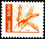 Brazil 1980-85 50cr Wheat unmounted mint.