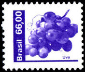 Brazil 1980-85 66cr Grapes unmounted mint.