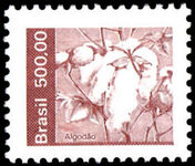 Brazil 1980-85 500cr cotton unmounted mint.