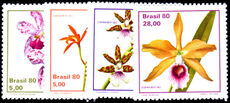 Brazil 1980 Orchids unmounted mint.