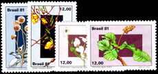 Brazil 1981 Flowers unmounted mint.