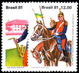 Brazil 1981 Sao Paulo Military Police unmounted mint.