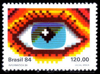 Brazil 1984 Informatics unmounted mint.