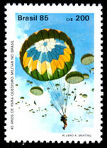 Brazil 1985 Military Parachuting unmounted mint.