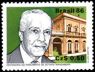 Brazil 1986 Octavio Mangabeira unmounted mint.