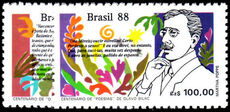 Brazil 1988 Book Day unmounted mint.