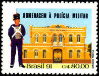 Brazil 1991 Military Police unmounted mint.