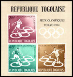 Togo 1964 Tokyo Olympics souvenir sheet unmounted mint.