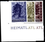 Liechtenstein 1958 Trees unmounted mint.