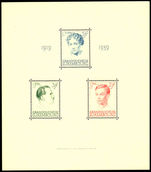 Luxembourg 1939 Duchess Charlotte souvenir sheet unmounted mint.