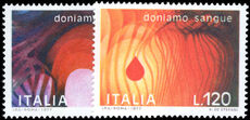Italy 1977 Give Blood unmounted mint.