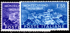 Italy 1951 Montecassino unmounted mint.