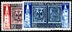 Italy 1952 Modena and Parma Stamp Anniversary mint lightly hinged.