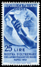 Italy 1952 Overseas Fair unmounted mint.