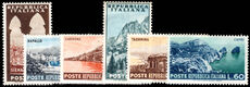 Italy 1953 Tourist Series lightly mounted mint.