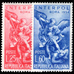 Italy 1954 International Police Congress lightly mounted mint.