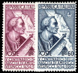Italy 1954 Fifth Birth Centenary of Vespucci unmounted mint.