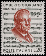 Italy 1967 Giordano unmounted mint.